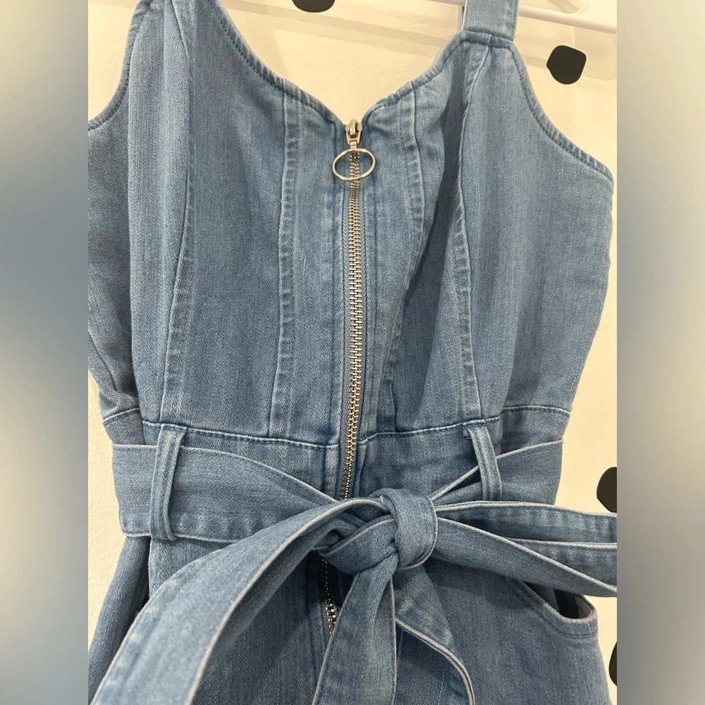 SEXY SMALL IRIS DENIM JUMPSUIT - Picture 9 of 10